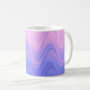 Mug Abstrait rose vif et violet