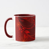 Mug abstrait rouge (Gauche)