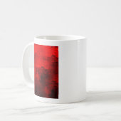 Mug Abstrait rouge (Devant gauche)