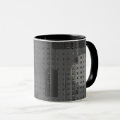Mug Abstrait Sombre (Devant droit)