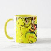 Mug Abstrait souffle de couleurs vives (Gauche)
