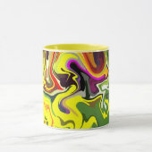 Mug Abstrait souffle de couleurs vives (Centre)