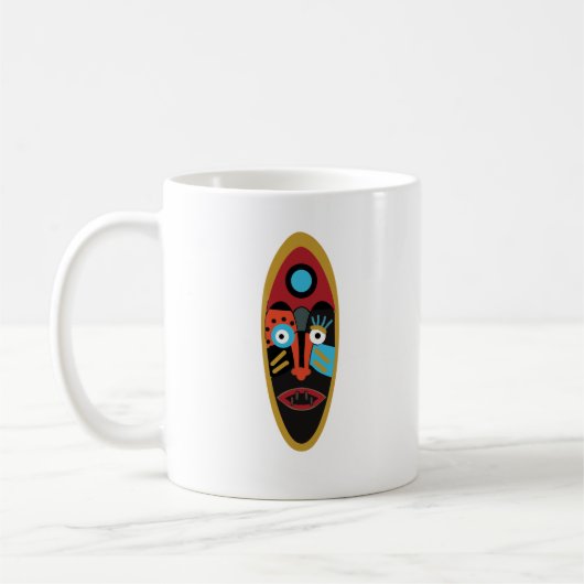Mug Abstrait tatouage moderne visage art (Gauche)