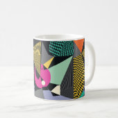 Mug Abstrait triangles modernes arrière - plan motif i (Devant droit)