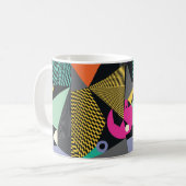 Mug Abstrait triangles modernes arrière - plan motif i (Devant gauche)