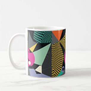Mug Abstrait triangles modernes arrière - plan motif i