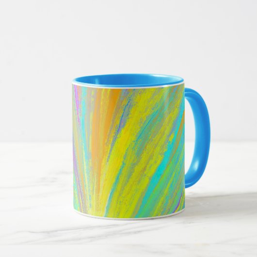 Mug Abstrait Tropical Summer Fun (Devant droit)