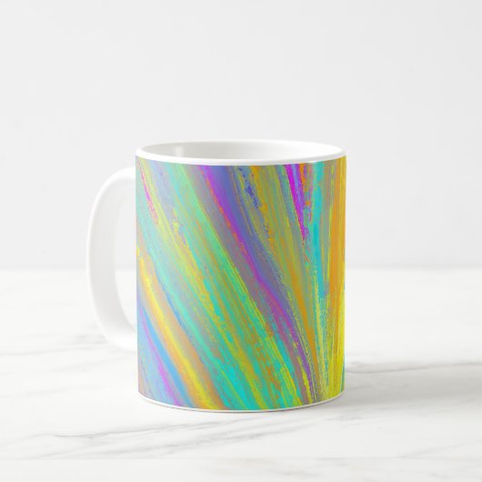 Mug Abstrait Tropical Summer Fun (Devant gauche)