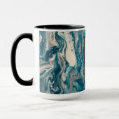 Mug Abstrait turquoise (Gauche)