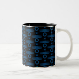 Mug Abstrait ultramoderne, Royal Blue