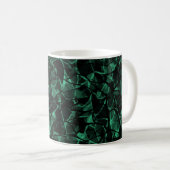 Mug abstrait vert (Devant droit)