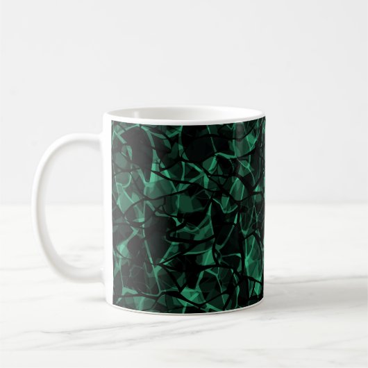 Mug abstrait vert (Gauche)