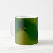 Mug Abstrait vert créatif (Devant gauche)