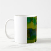 Mug Abstrait vert moderne (Gauche)