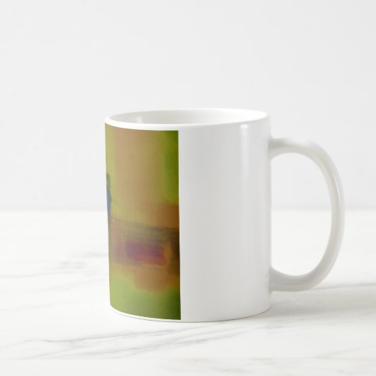 Mug Abstrait vert moderne (Droite)