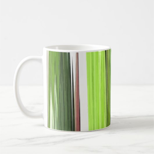 Mug Abstrait Vertical Vert 422 (Gauche)