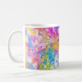 Mug Abstrait Vibrant Peintures colorées éclats (Gauche)