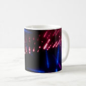 Mug Abstrait violet arrière - plan créatif. illustrati (Devant droit)