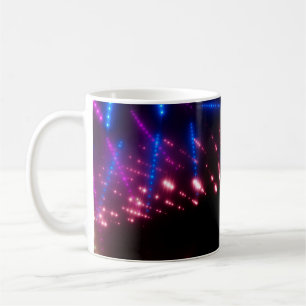 Mug Abstrait violet arrière - plan créatif. illustrati