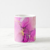 Mug Abstrait violet, lilas, rose, or arrière - plan, (Centre)