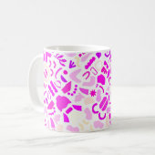 Mug Abstrait violet majestueux (Devant gauche)