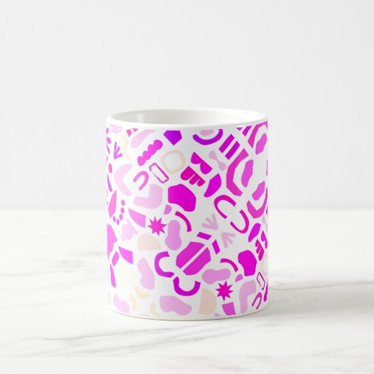 Mug Abstrait violet majestueux (Centre)