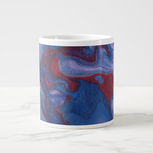 Mug Abstrait Violet Vibrant Vape (Devant)