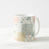 Mug Abstrait Zen Botanical Pastel Motifs (Devant droit)