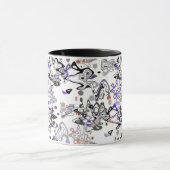 Mug Abstraite brosse à éclat moderne style fashionab (Centre)