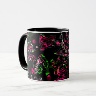 Mug Abstraite brosse à éclat moderne style fashionab