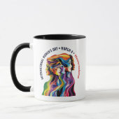 Mug Abstraite couleur face à la Journée des Femmes | I (Gauche)