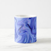Mug Abstraite de soie bleue (Centre)