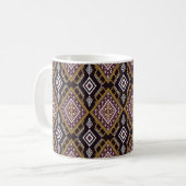Mug Abstraite géométrique ethnique, design de papier p (Devant gauche)
