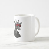 Mug Abstraite girafe rouge et noire T-shirt classique (Devant droit)
