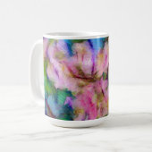Mug Abstraite impressionniste florale (Devant gauche)