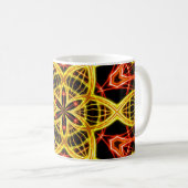 Mug Abstraite lumière dorée sur scène. (Devant droit)