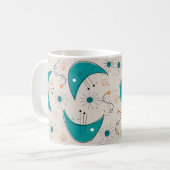 Mug Abstraite moderne de l'ère atomique du milieu du s (Devant gauche)