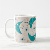 Mug Abstraite moderne de l'ère atomique du milieu du s (Gauche)