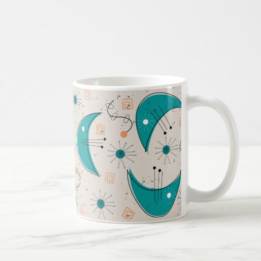 Mug Abstraite moderne de l'ère atomique du milieu du s (Droite)