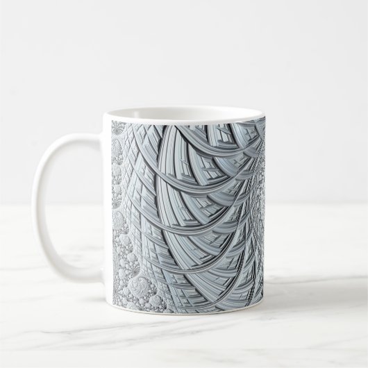 Mug Abstraite spirale gris clair (Gauche)