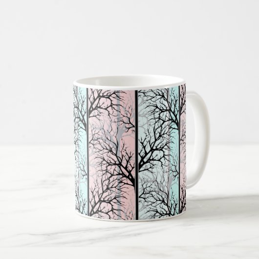 Mug Abstraits, arbres (Devant droit)