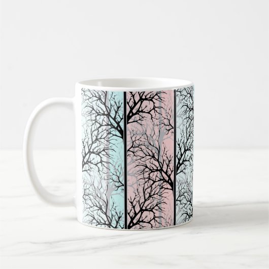Mug Abstraits, arbres (Gauche)
