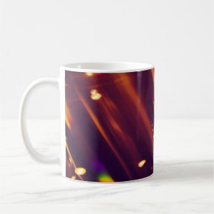 Mug Abstraits éclairs or xmas or ou feux de parties sc