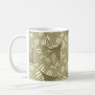 Mug Abstraits plantes rusés sans couture motif. motif,