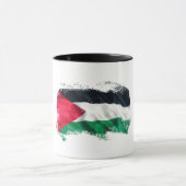 Mug abstrak Ekspresionisme palestina (Centre)