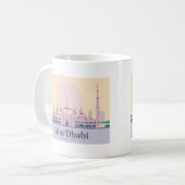 Mug Abu Dhabi UAE Pastel Travel (Devant gauche)