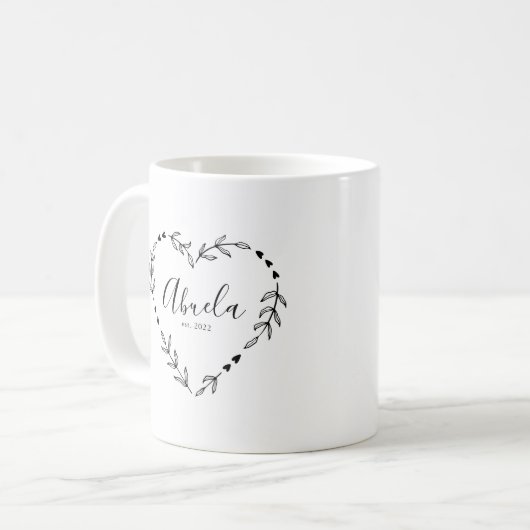 Mug Abuela Année Est. (Devant gauche)