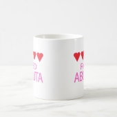Mug Abuelita, cinq coeurs (Centre)