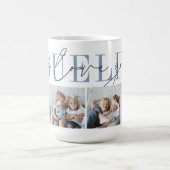 Mug Abuelito We Love You 4 Photo Collage (Centre)