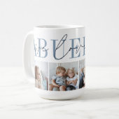 Mug Abuelito We Love You 4 Photo Collage (Devant gauche)